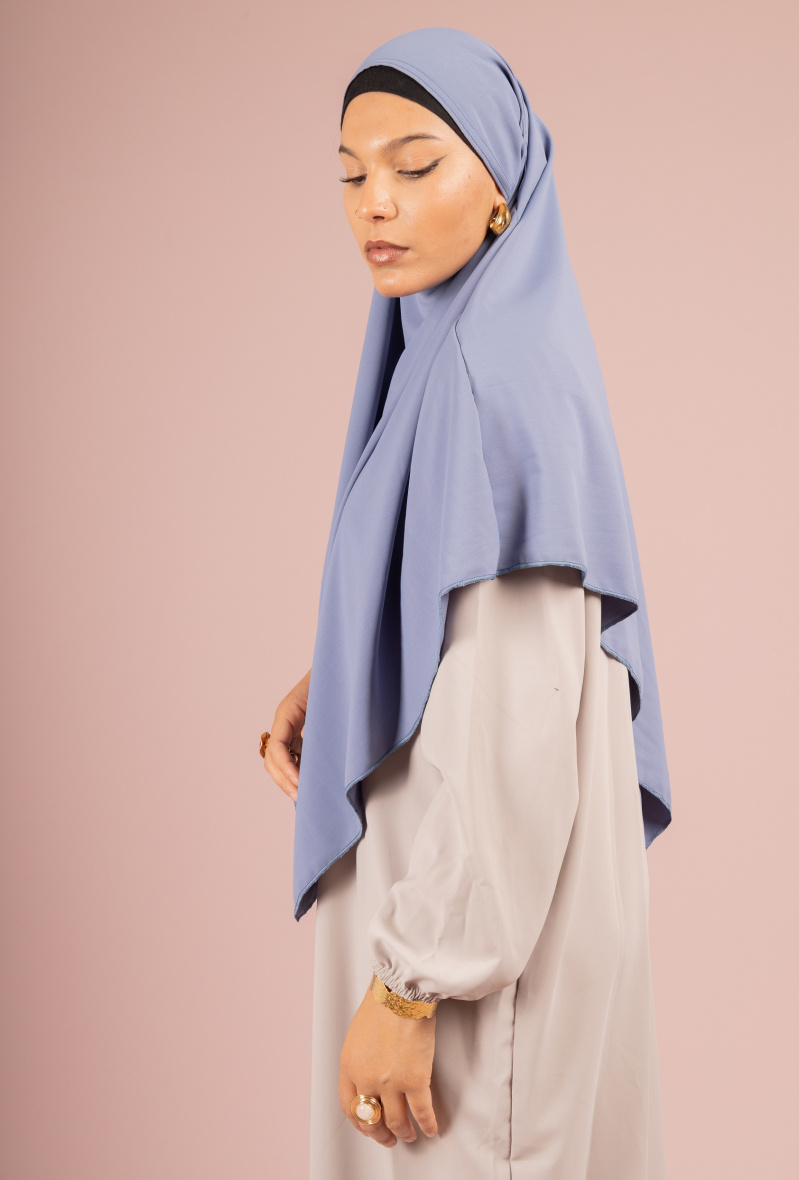Grossiste I'Mod - Khimar court  en soie de medine
