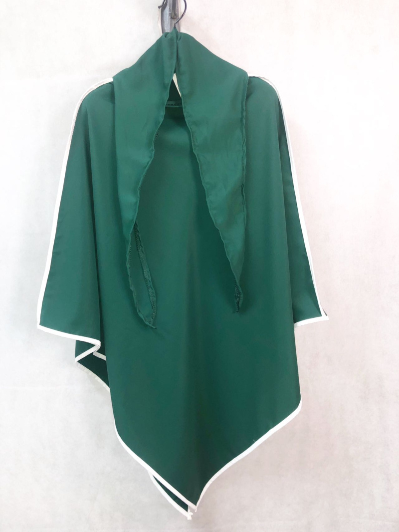 Grossiste I'Mod - Khimar court bi colors en soie de médine