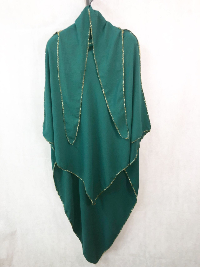 Grossiste I'Mod - Khimar long fil d'orée en jazz