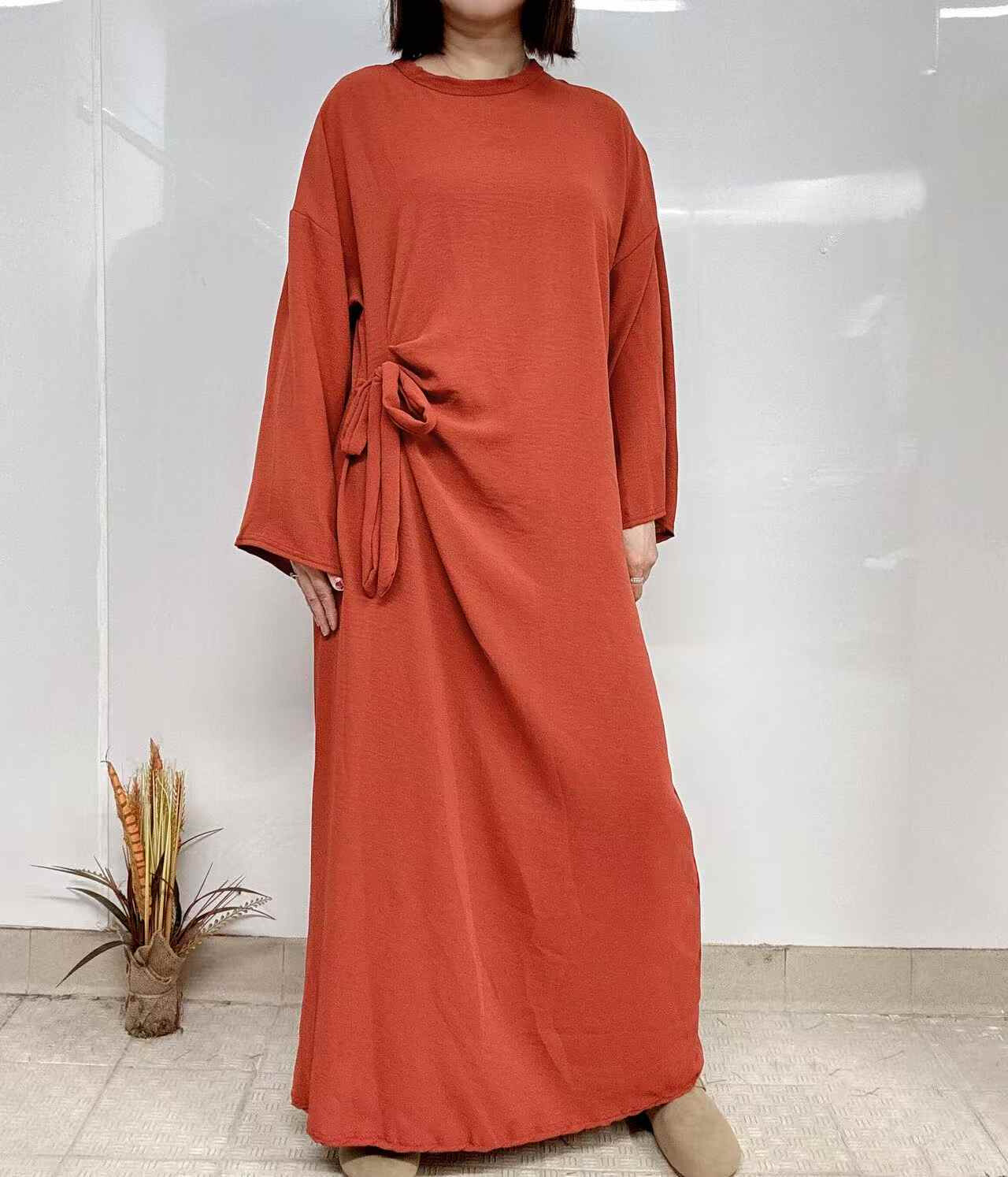 Grossista I'Mod - Abito abaya con nodo jazz