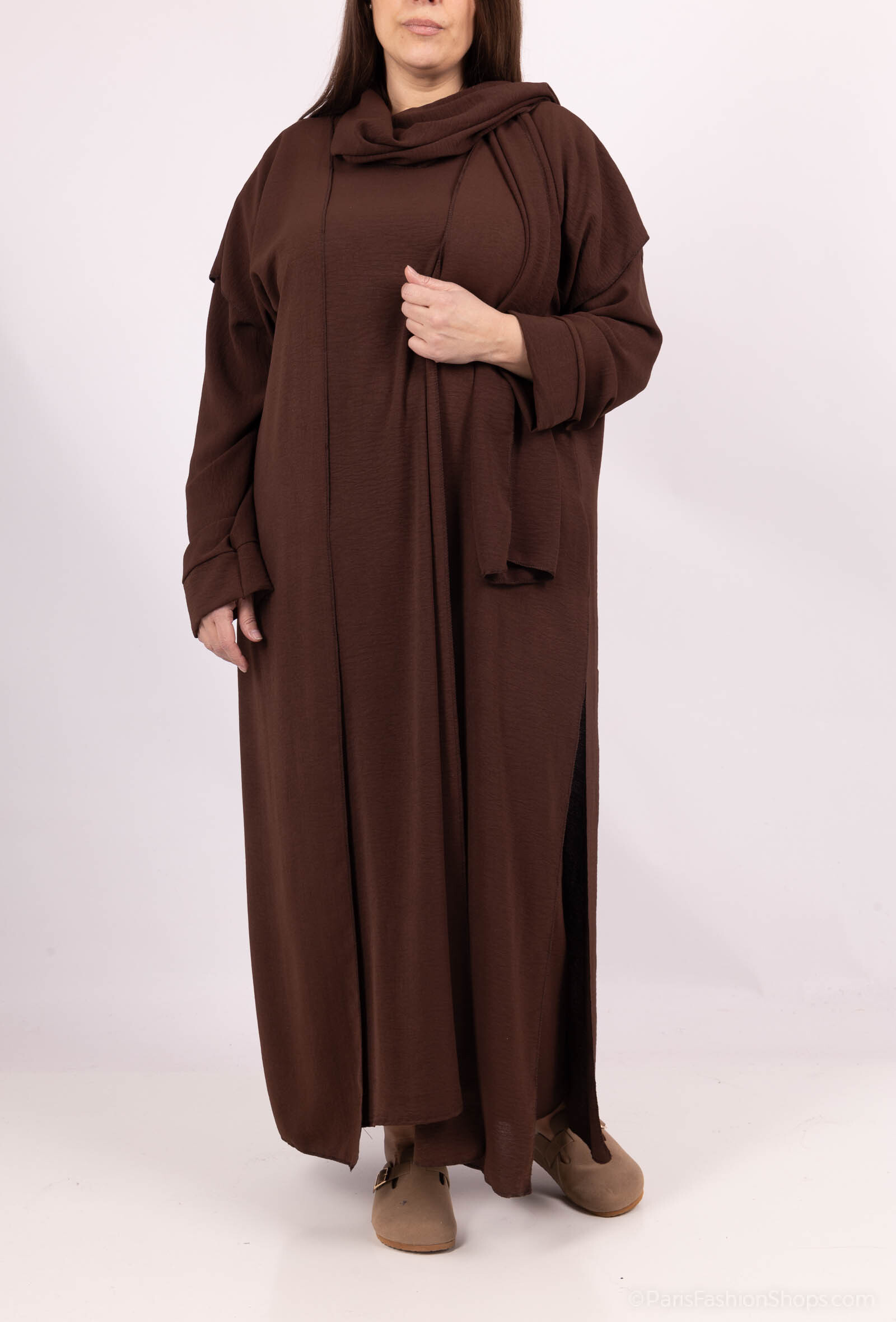Grossiste I'Mod - Ensemble 3 pièces ROBE KIMONO et FOULARD en jazz
