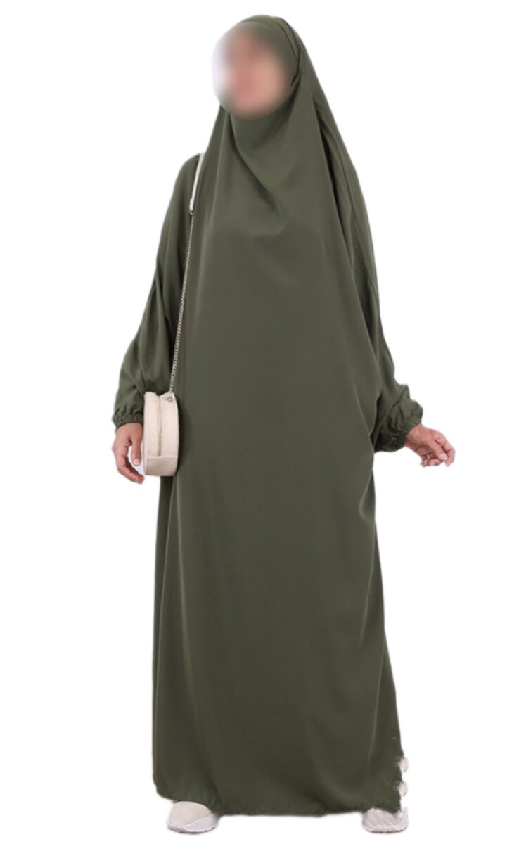 Grossiste I'Mod - JILBAB 1 Pièce en soie de médine