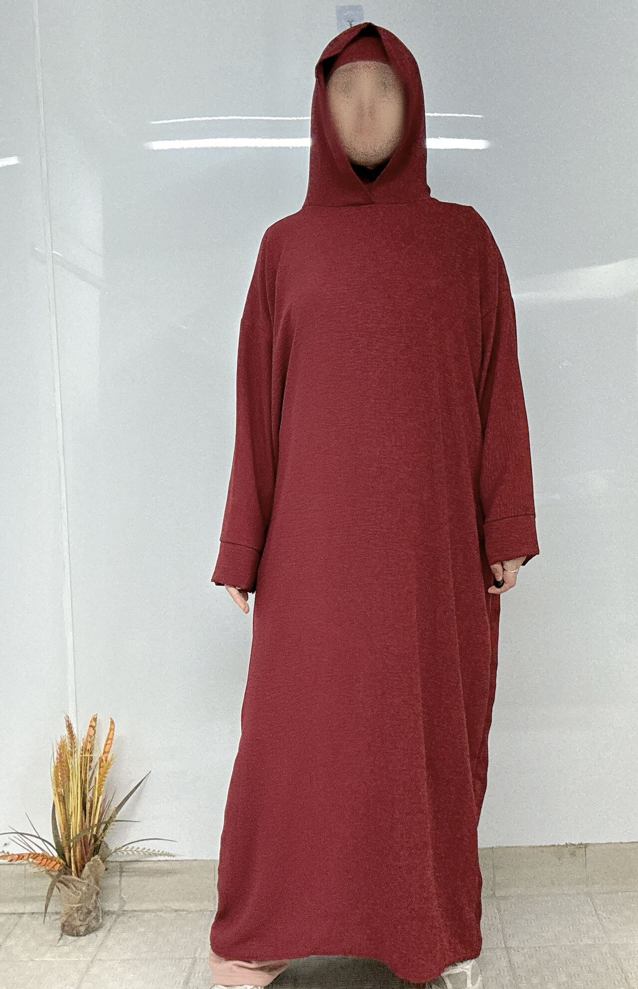 Grossiste I'Mod - Abaya avec cagoule et capuche en jazz