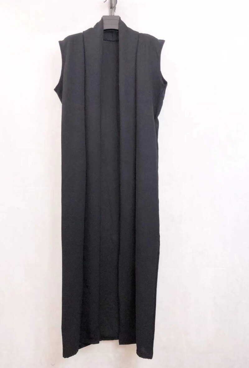 Grossiste I'Mod - Gilet long ouvert sans manches