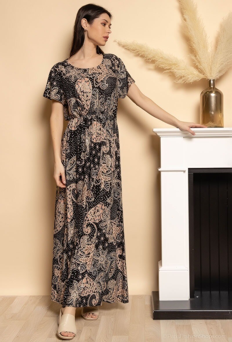 Wholesaler I'Mod - Long printed dress