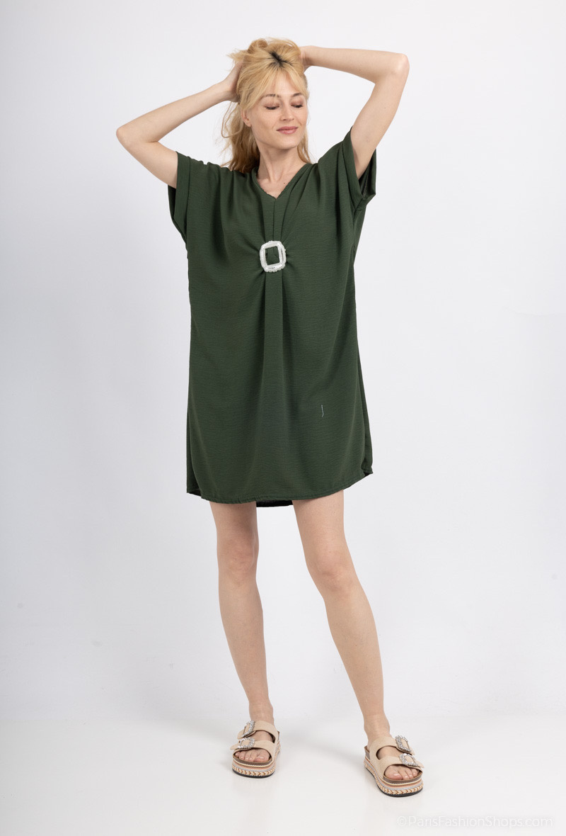 Wholesaler I'Mod - Short dress with jazz buckle