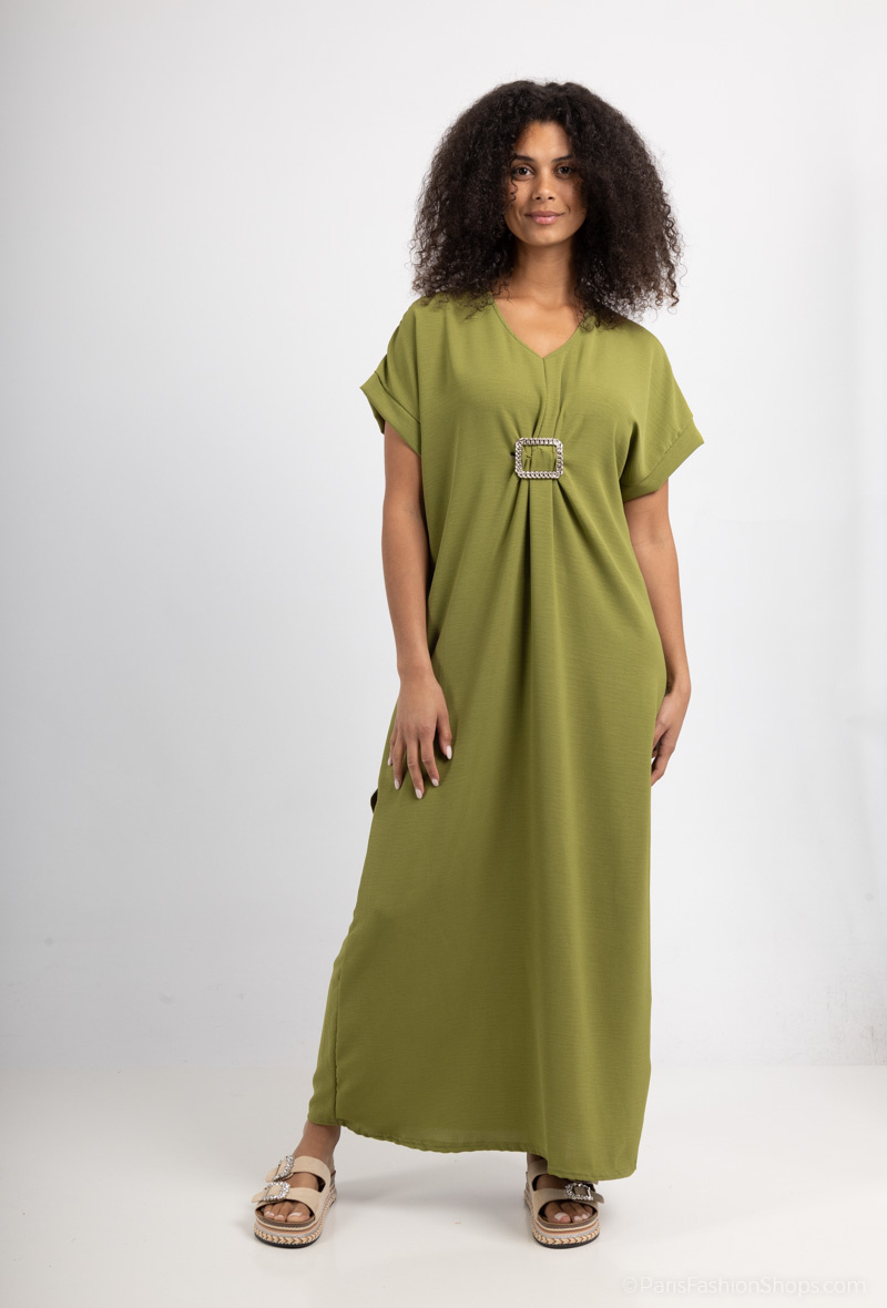 Wholesaler I'Mod - Long dress with jazz buckle