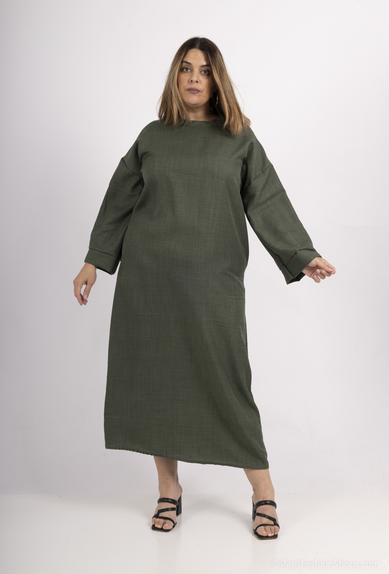 Wholesaler I'Mod - Long melange fabric dress