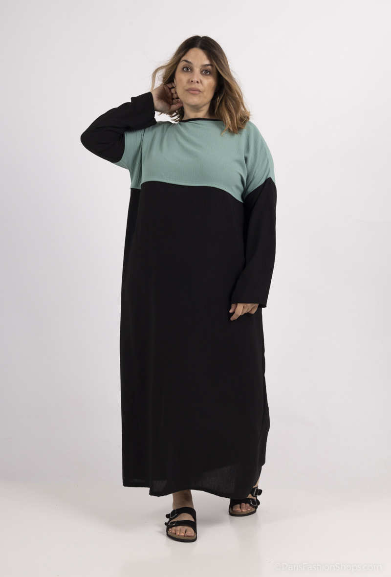 Wholesaler I'Mod - Abaya dress BI colors in jazz