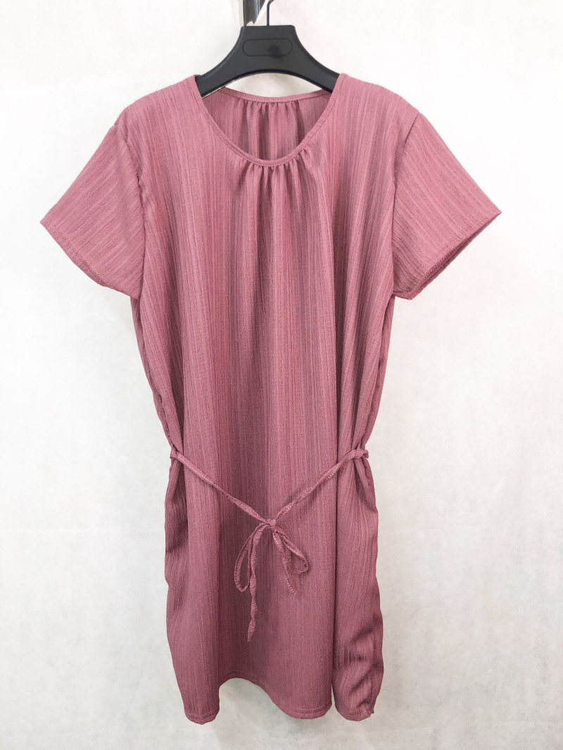 Grossiste I'Mod - Robe tunique tissu plissée rayure