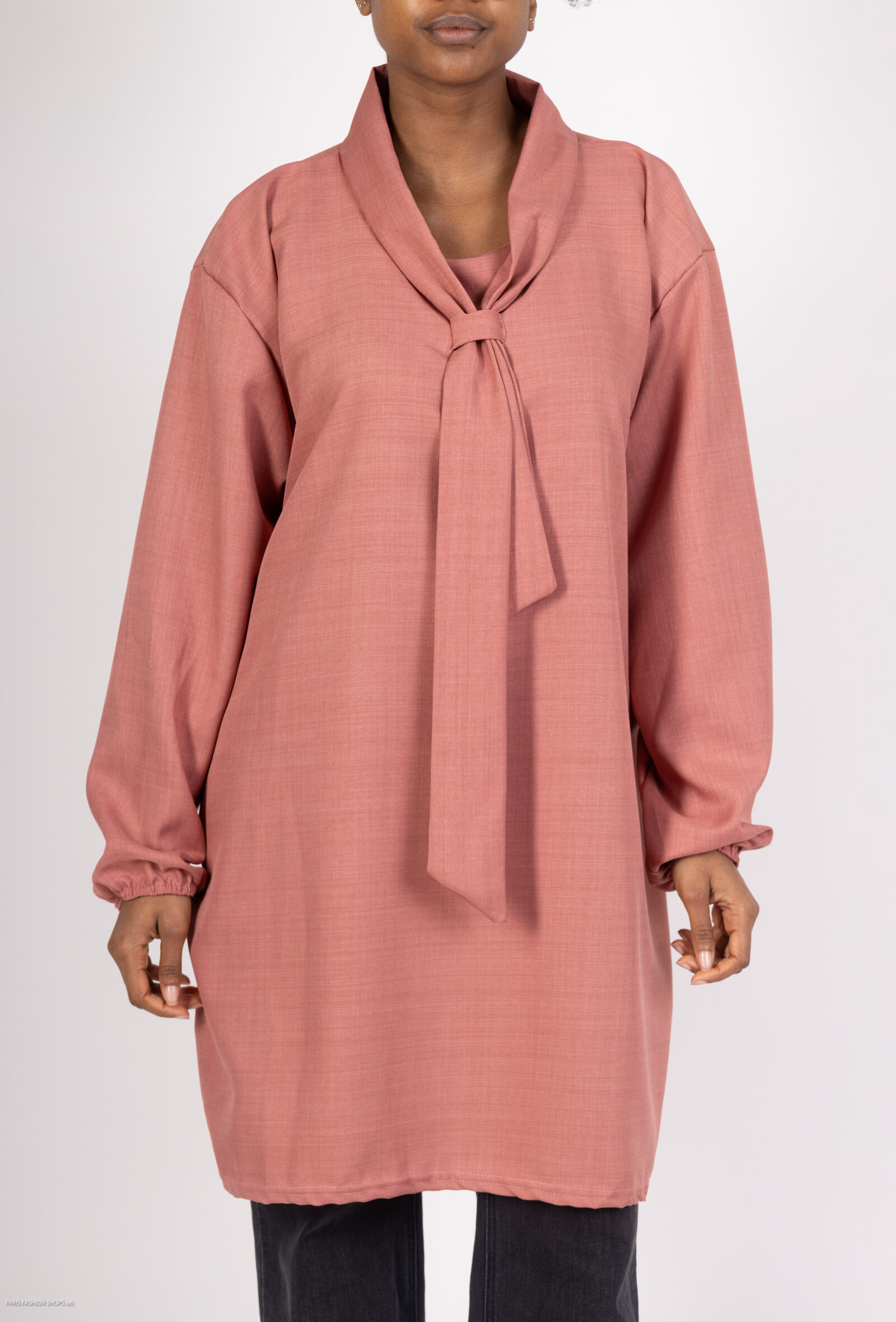Wholesaler I'Mod - Tiered tie dress tie tie fabric