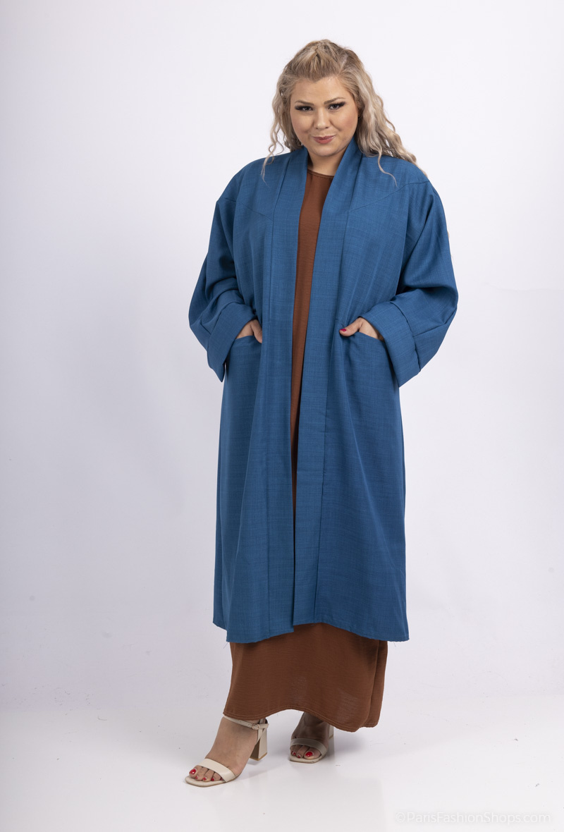 Wholesaler I'Mod - Mid-length loose jacket with pockets