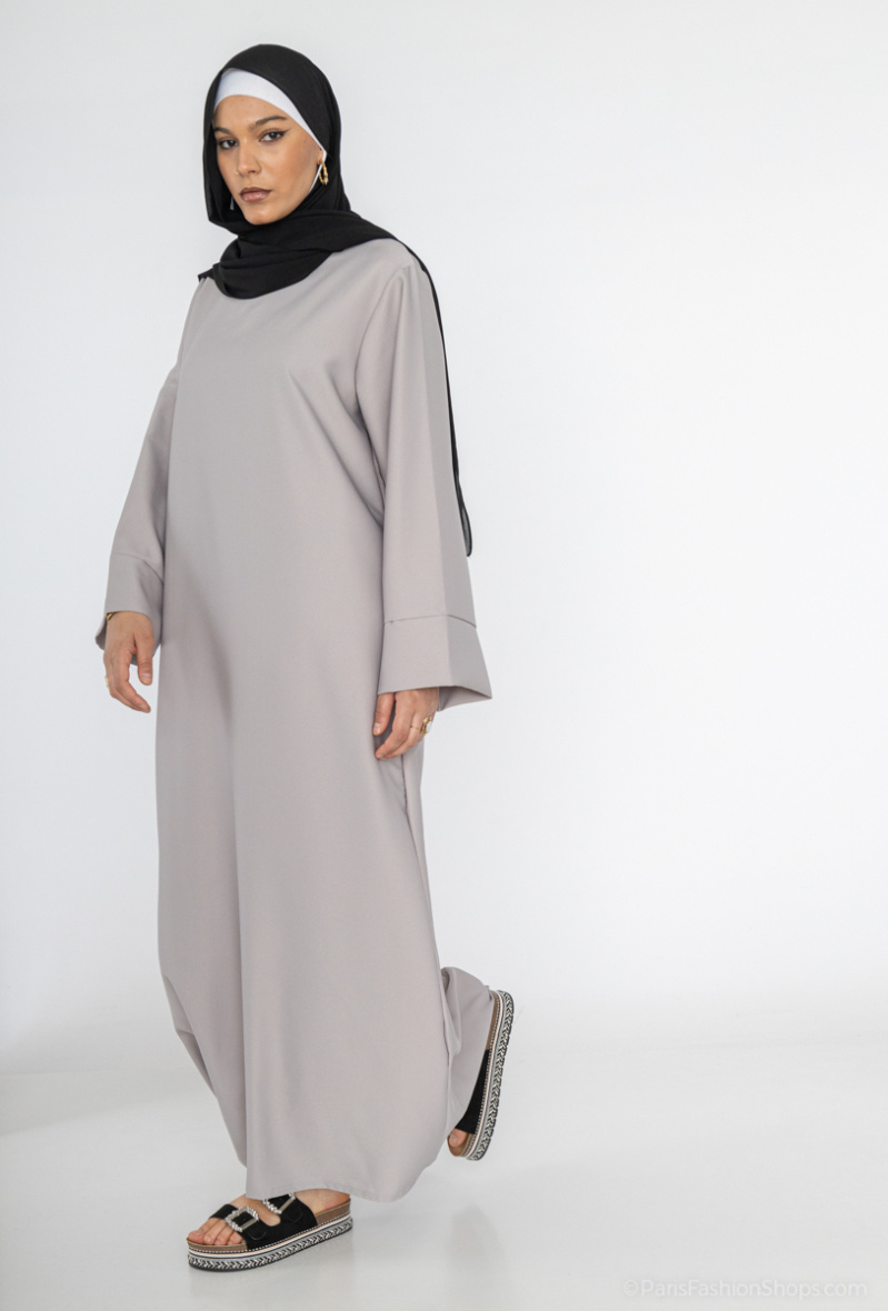Grossiste IDEAL OUTFIT - Abaya longue en soie de Médine