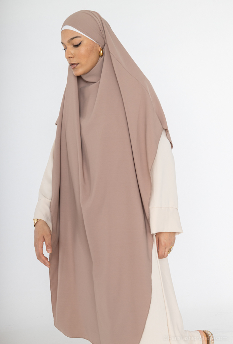 Grossiste IDEAL OUTFIT - Khimar long en soie de Médine pour femme