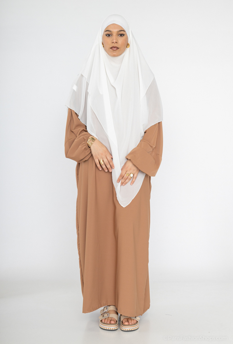 Grossista IDEAL OUTFIT - Abito abaya con maniche a farfalla per donne