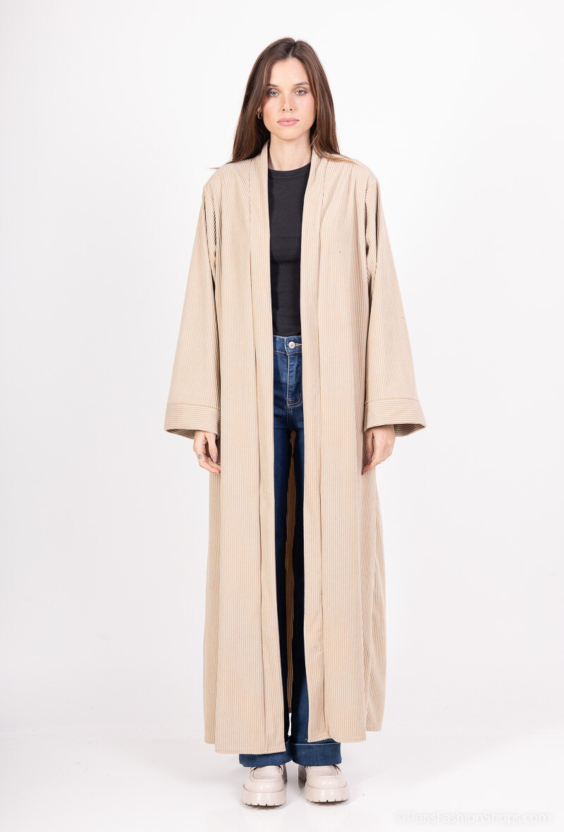 Grossiste IDEAL OUTFIT - Kimono velours côtelé