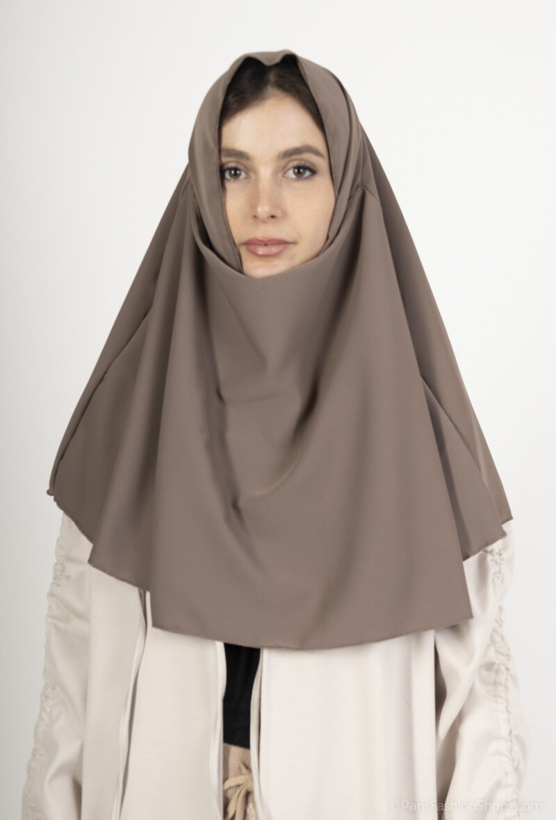 Grossiste IDEAL OUTFIT - Khimar court en soie de Médine