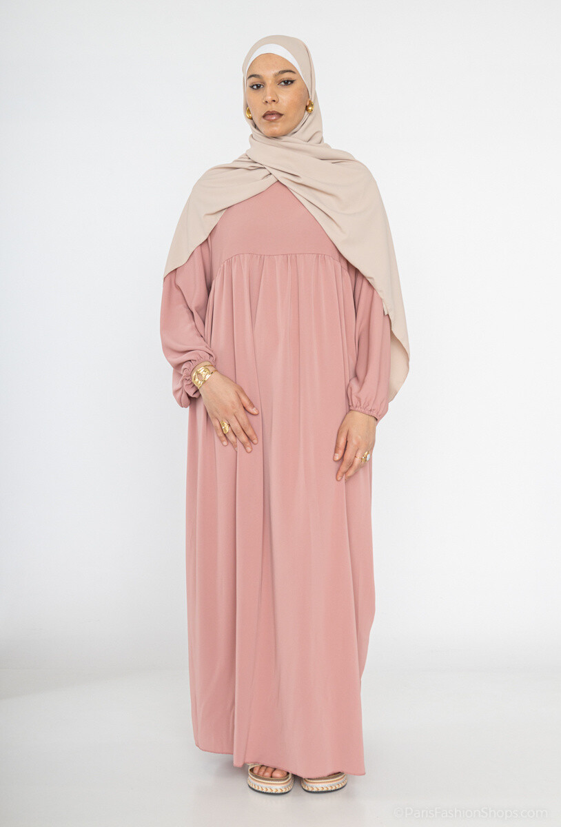 Grossista IDEAL OUTFIT - Abito abaya in seta da Medina per donna