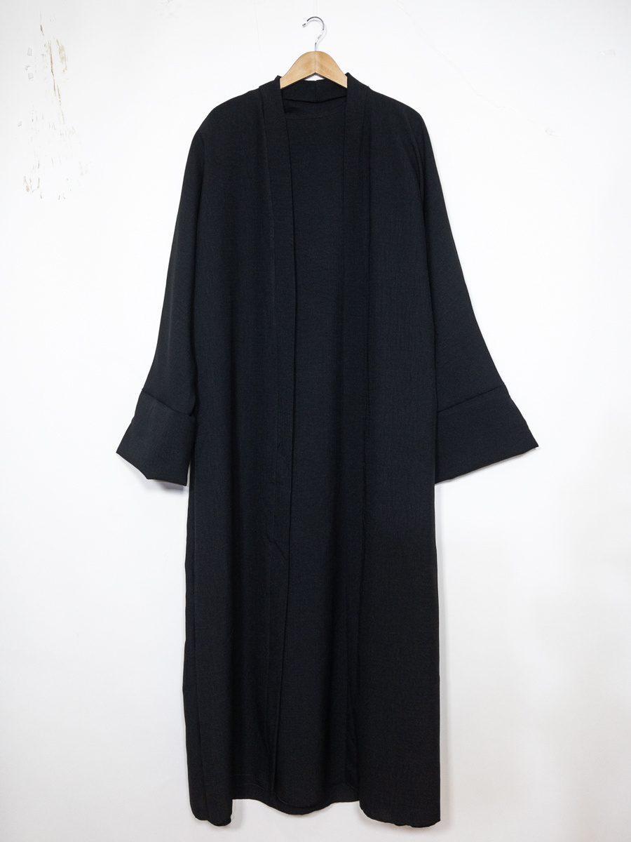 Grossiste IDEAL OUTFIT - Abaya ensemble kimono avec débardeur deux pièces