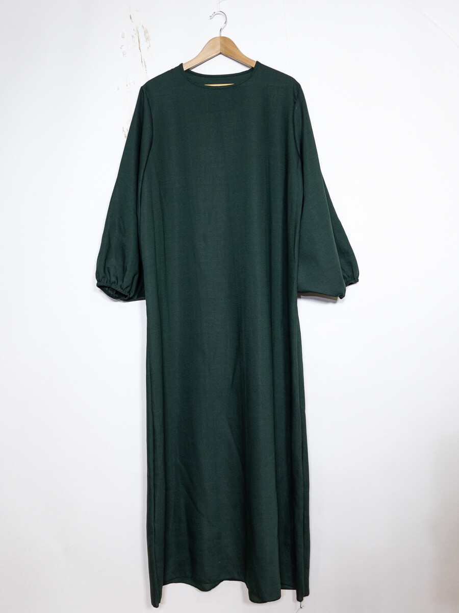 Grossiste IDEAL OUTFIT - Robe abaya manches ballon pour femme