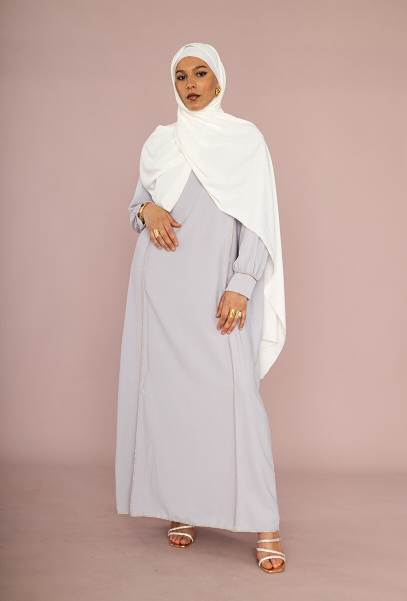 Grossiste IDEAL OUTFIT - Robe longue coutures dorées pour femme