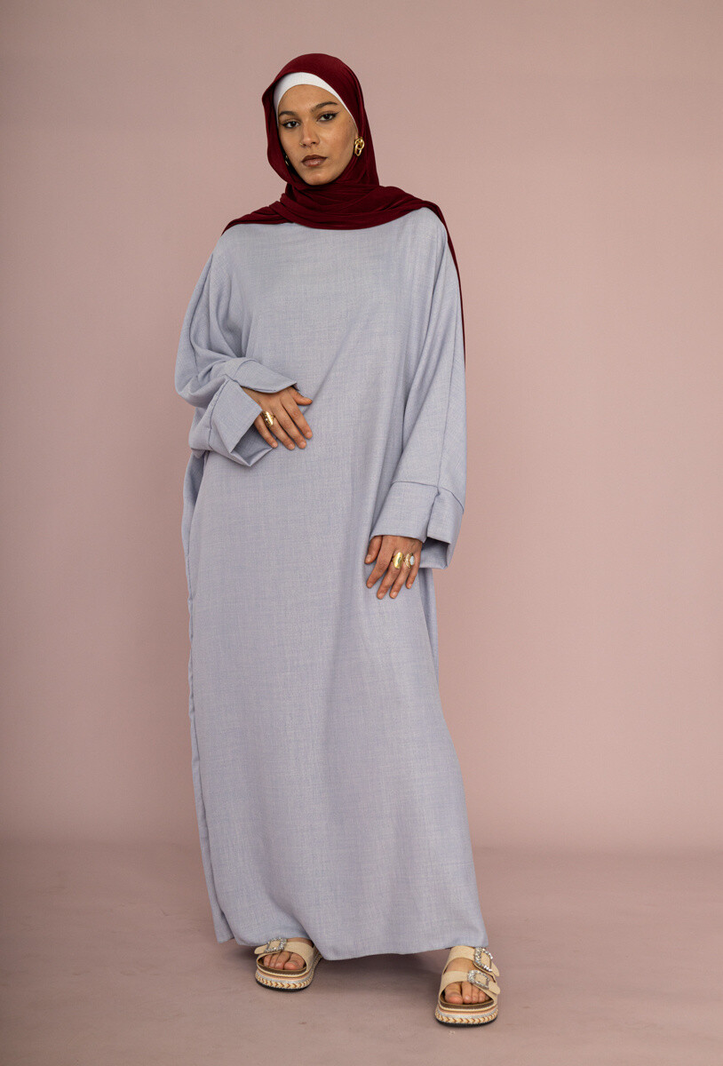 Grossista IDEAL OUTFIT - Abito Abaya con maniche aperte a farfalla