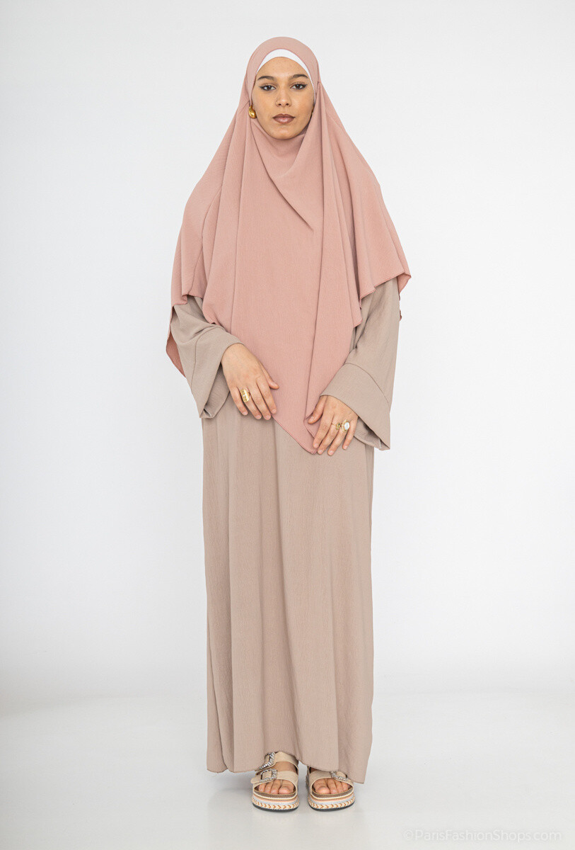 Grossiste IDEAL OUTFIT - Abaya longue en jazz