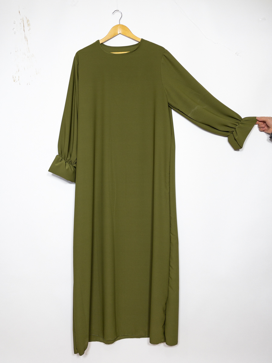 Wholesaler IDEAL OUTFIT - Flowy long dress in Medina silk
