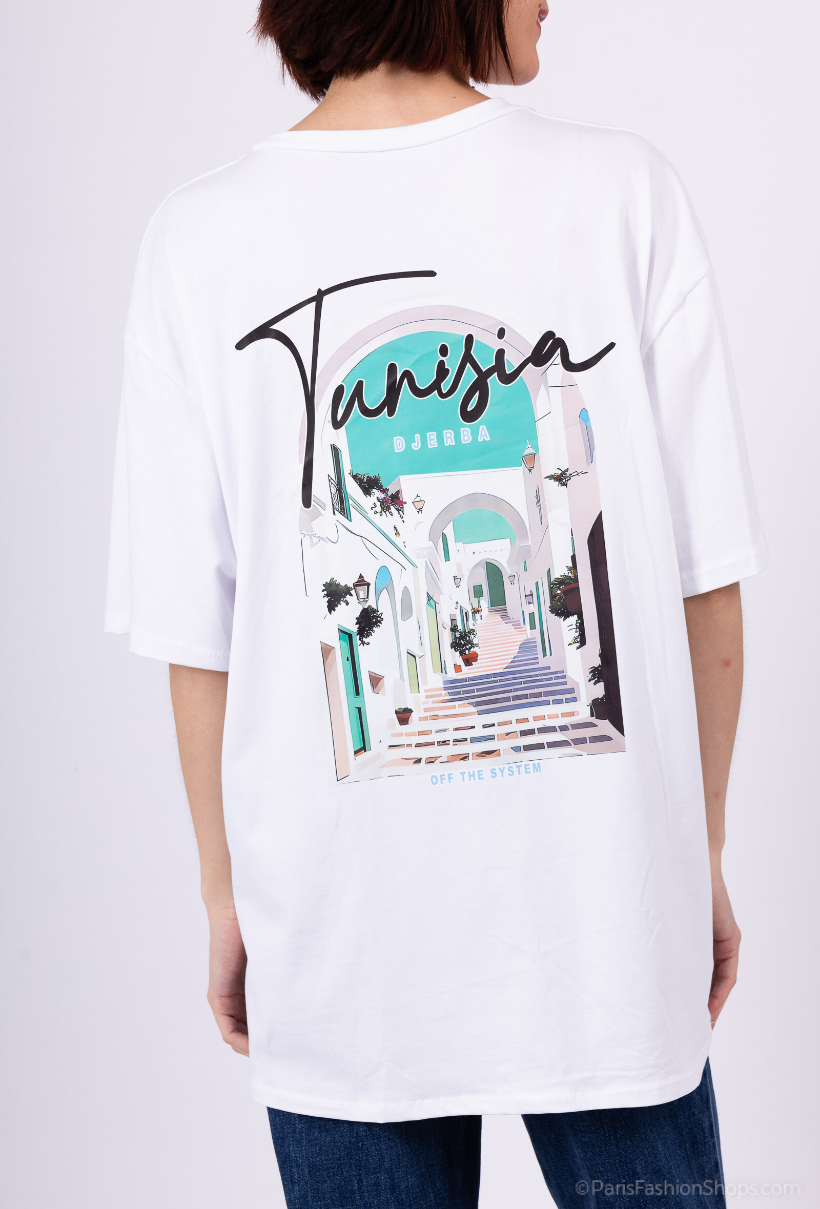 Grossista IDEAL OUTFIT - T-shirt stampato di grandi dimensioni