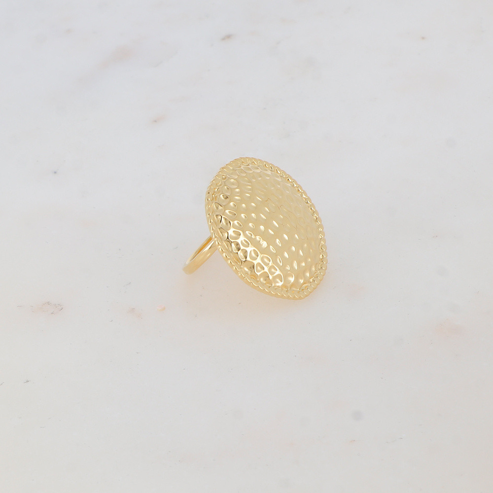 Wholesaler Ikita Paris - Fine ring with hammered round piece