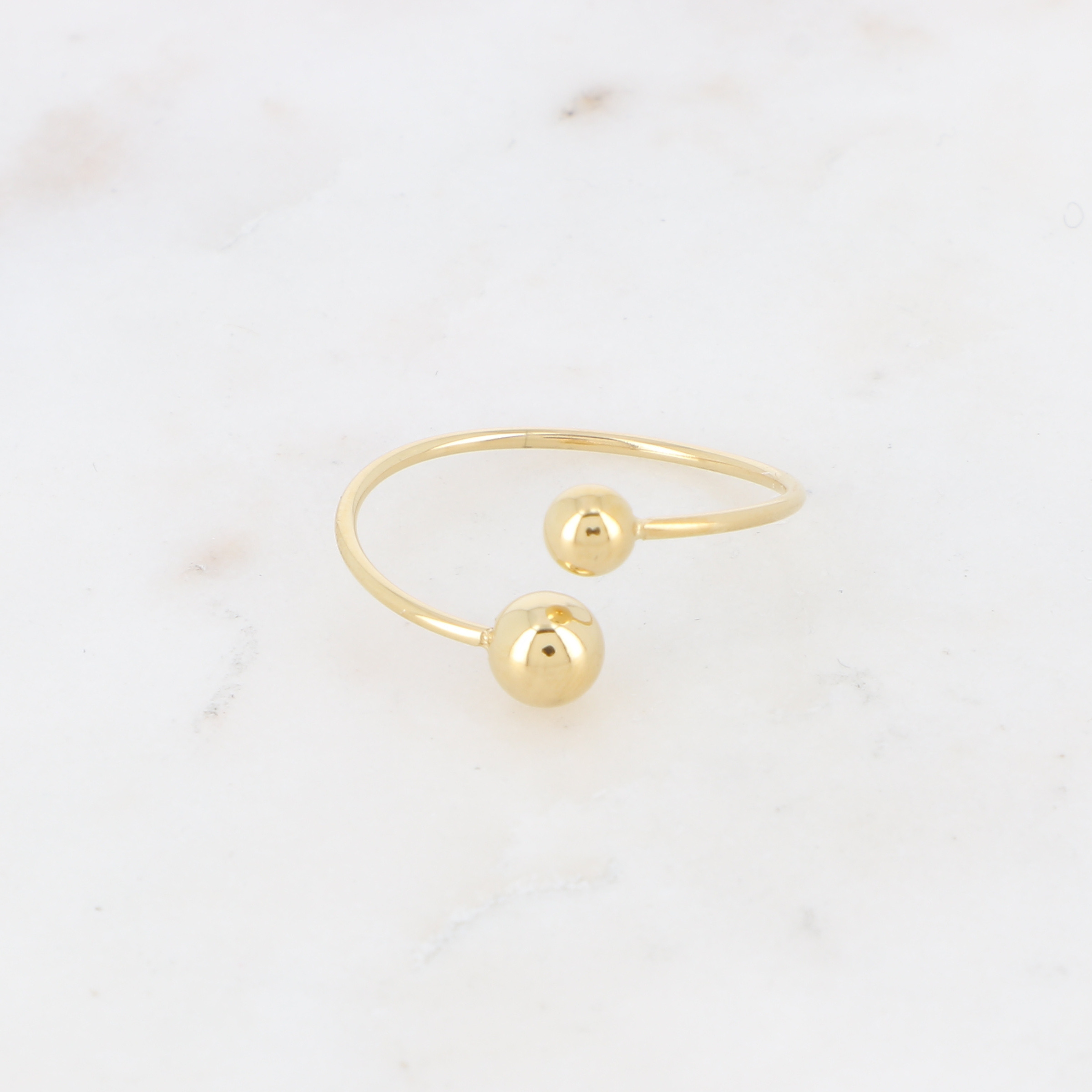 Wholesaler Ikita Paris - Ring with 2 spheres