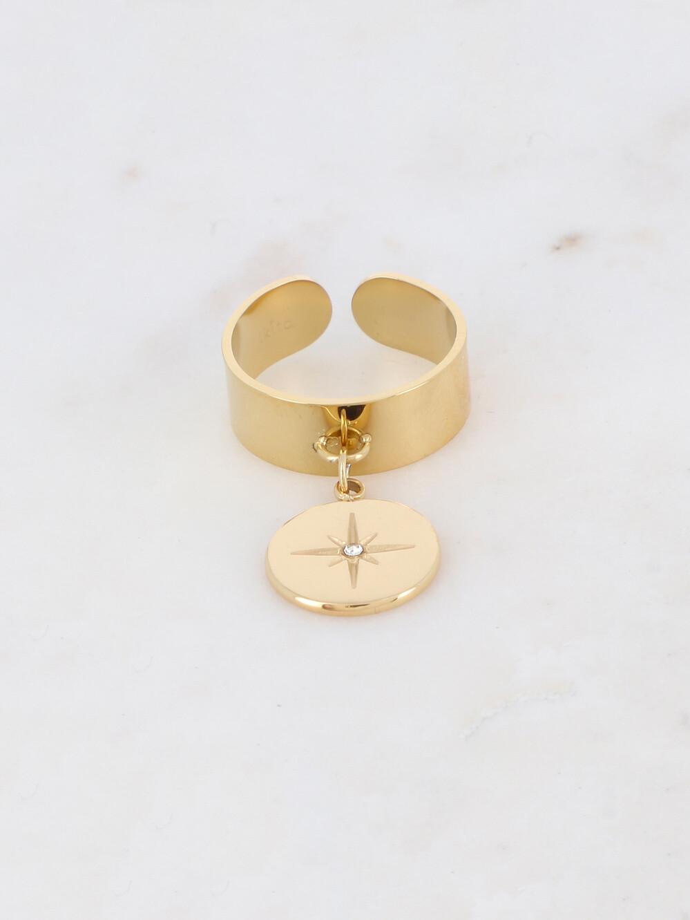 Grossiste Ikita Paris - Bague étoile et strass LJ722X0440