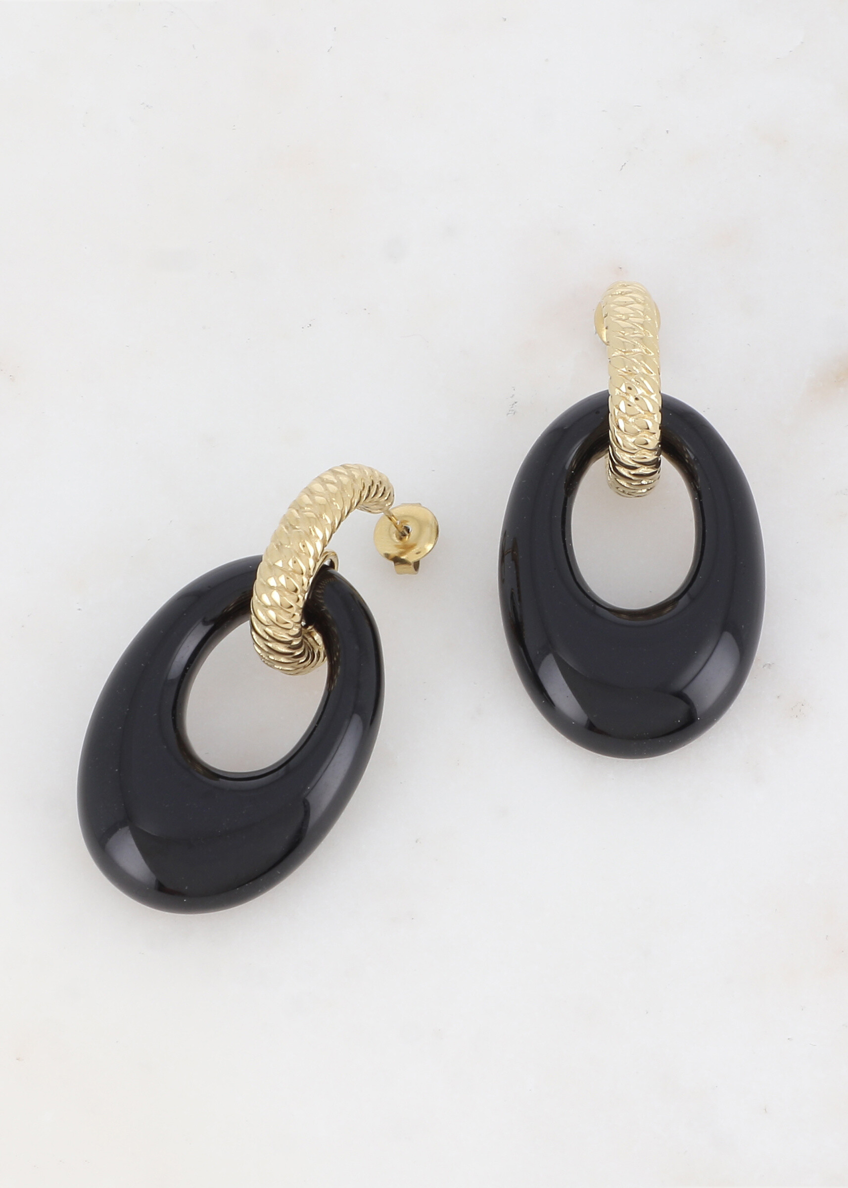 Wholesaler Ikita Paris - Creoles with acetate ring