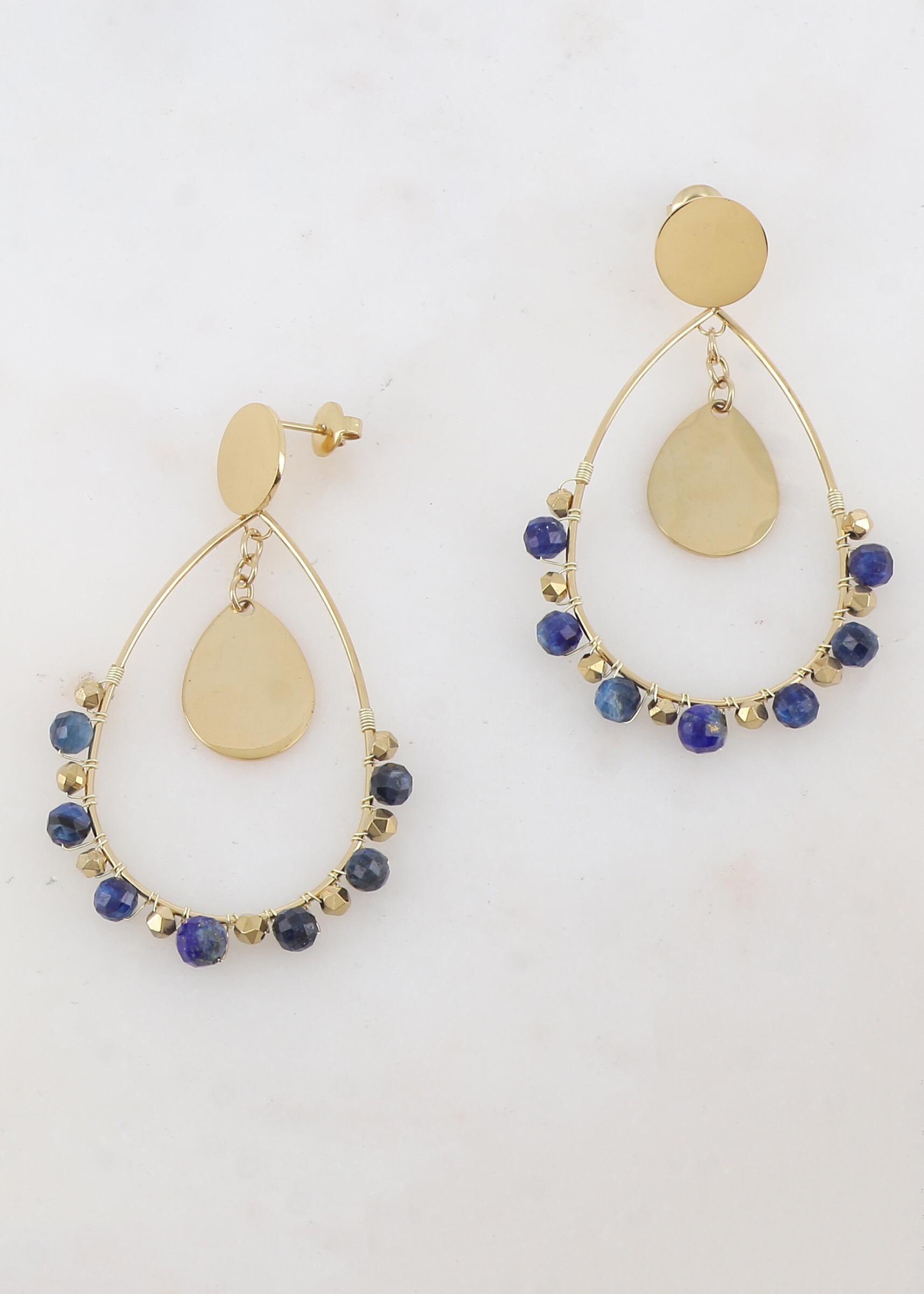 Wholesaler Ikita Paris - B.O to chip with geometric parts, natural stones