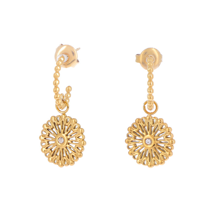 Mayorista Ikita Paris - Aros con roseta y strass