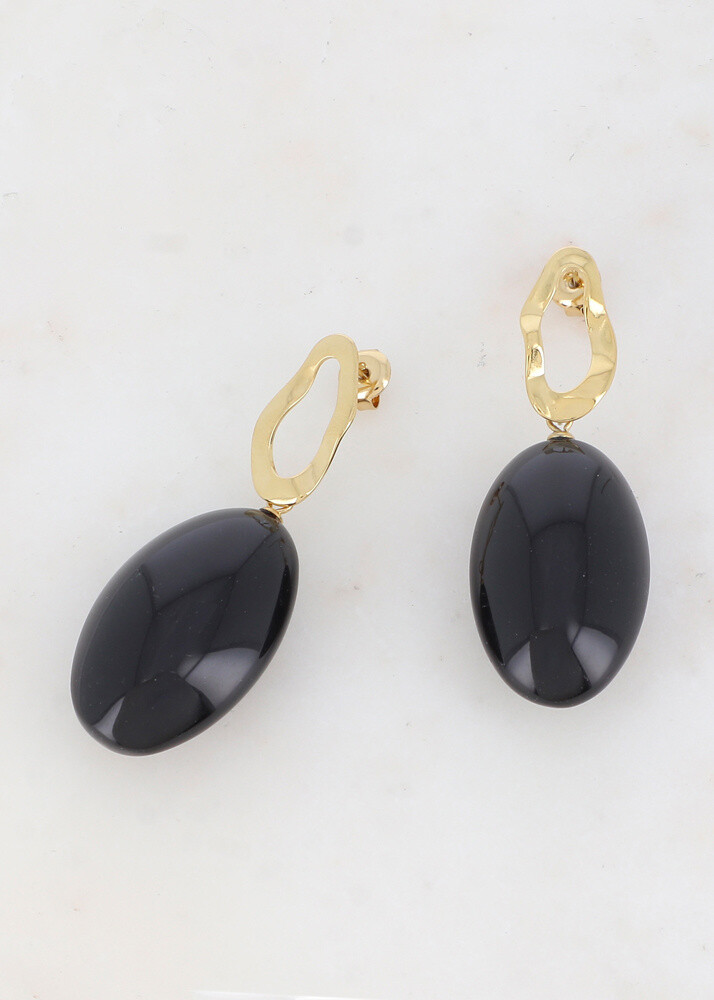 Wholesaler Ikita Paris - B.O. Puce with textured ring and acetate