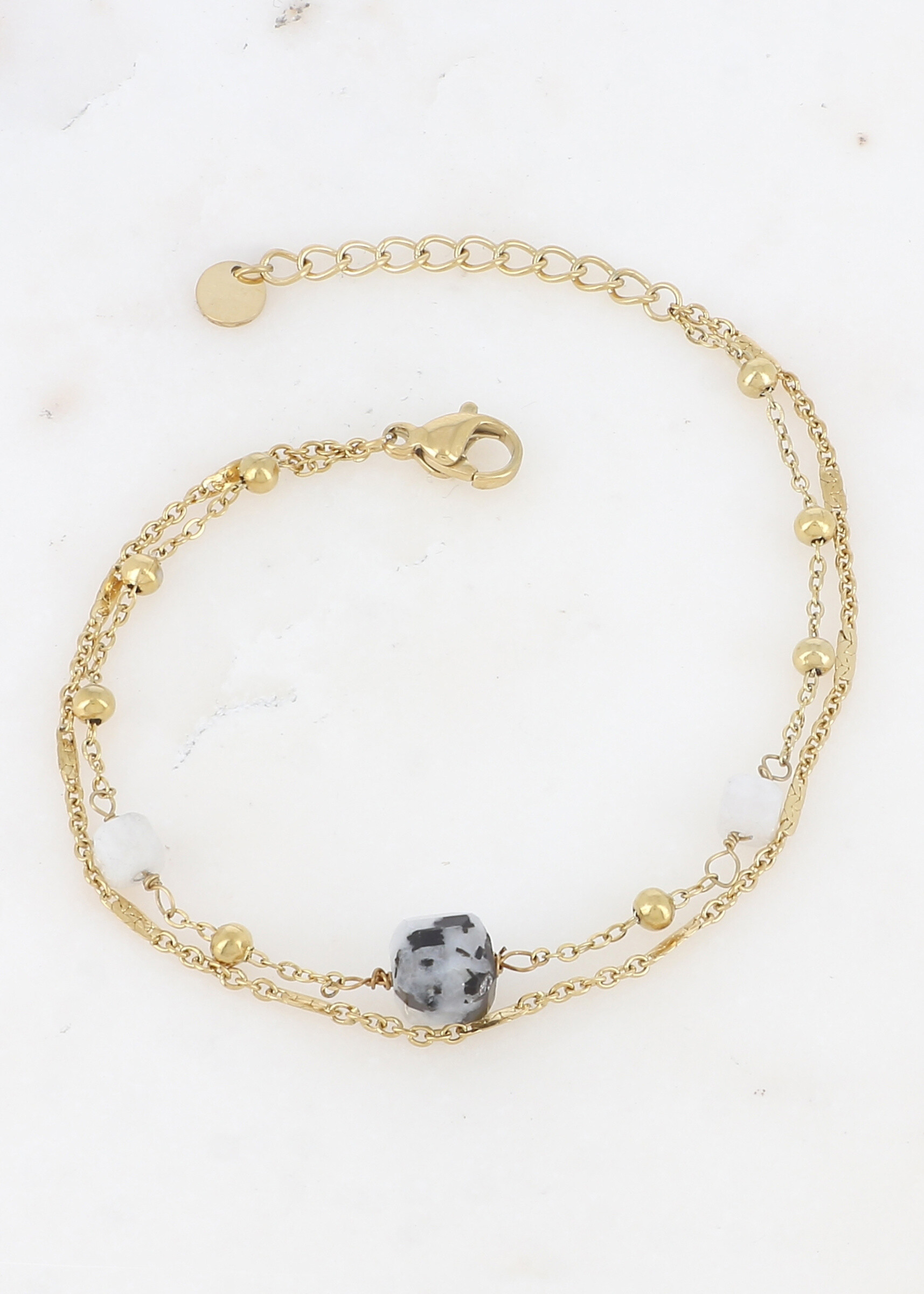 Wholesaler Ikita Paris - Bracelet with natural stone during natural stone