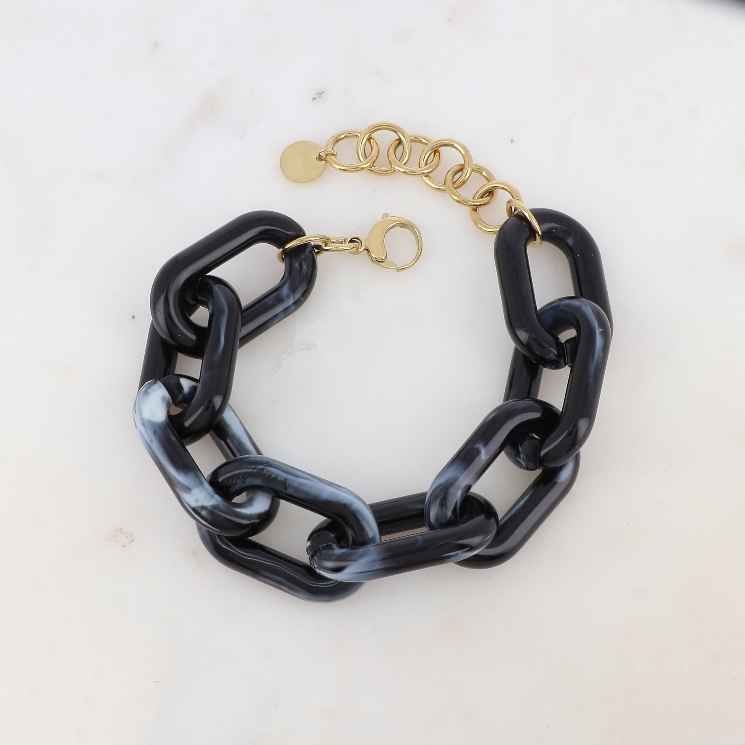 Großhändler Ikita Paris - Armband mit ovalen Harzen