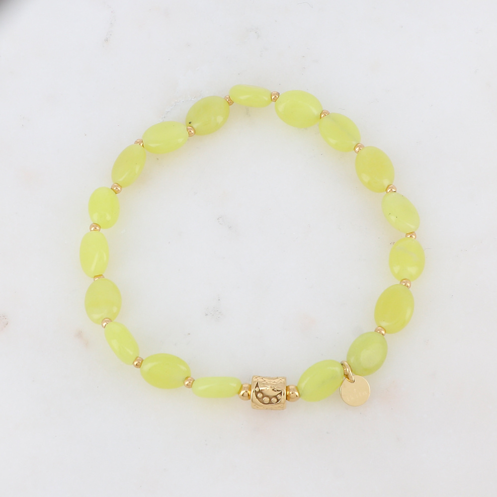 Mayorista Ikita Paris - Pulsera elástica con piedras naturales