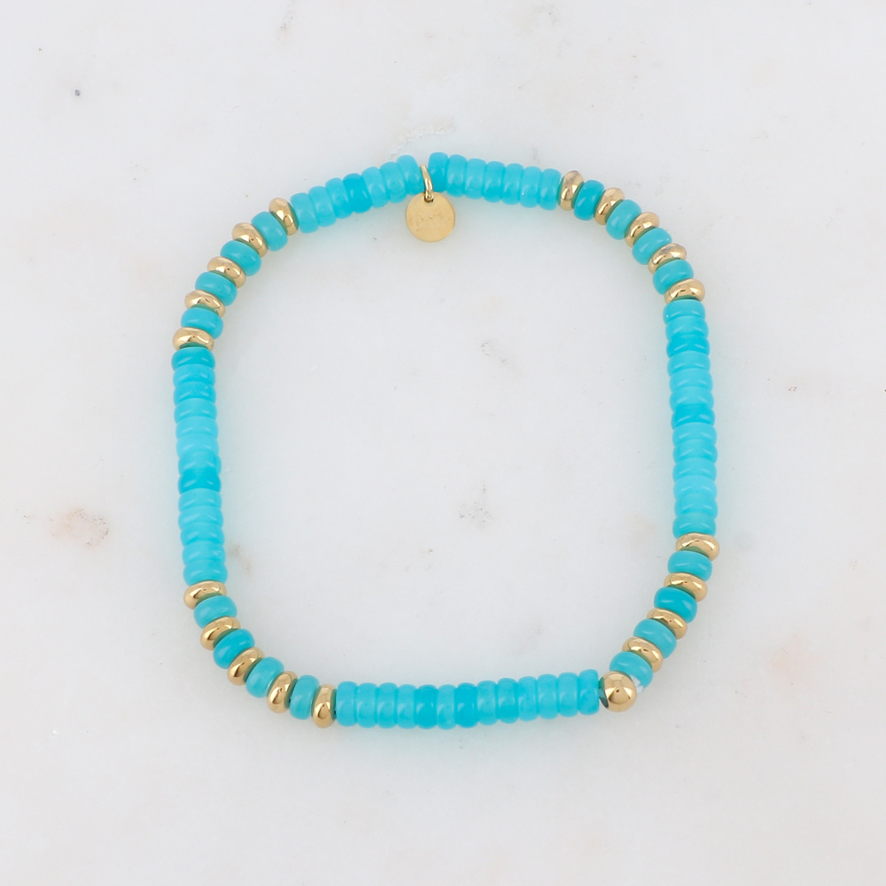 Mayorista Ikita Paris - Pulsera elástica con piedras naturales