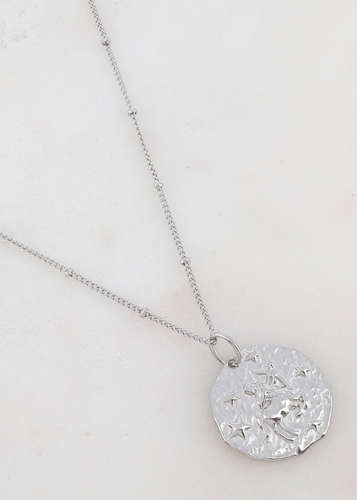 Wholesaler Ikita Paris - Sagittarius rhodium necklace