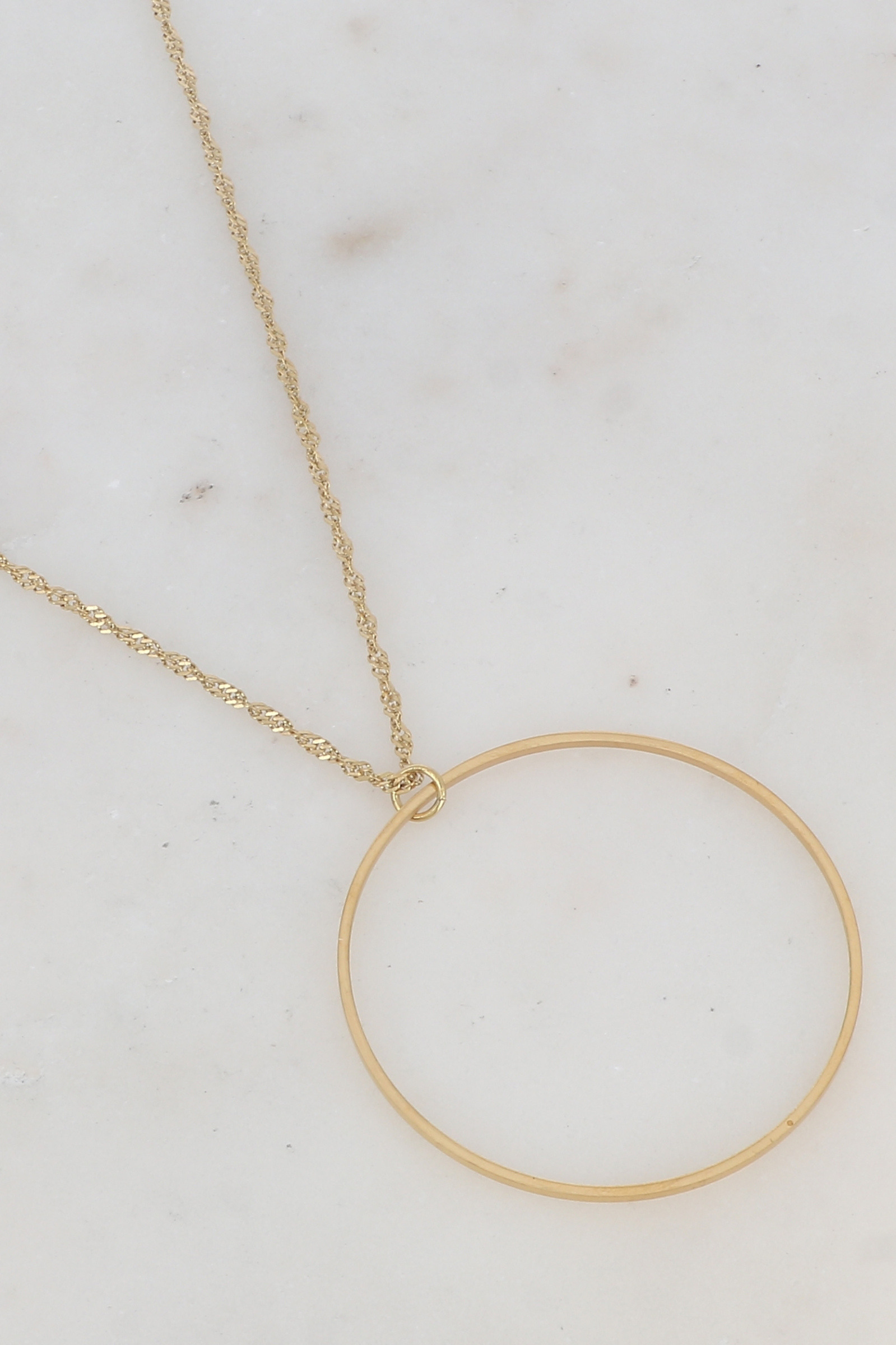 Mayorista Ikita Paris - Collar con anillo liso