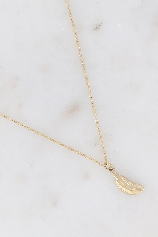 Grossiste Ikita Paris - Collier avec plume