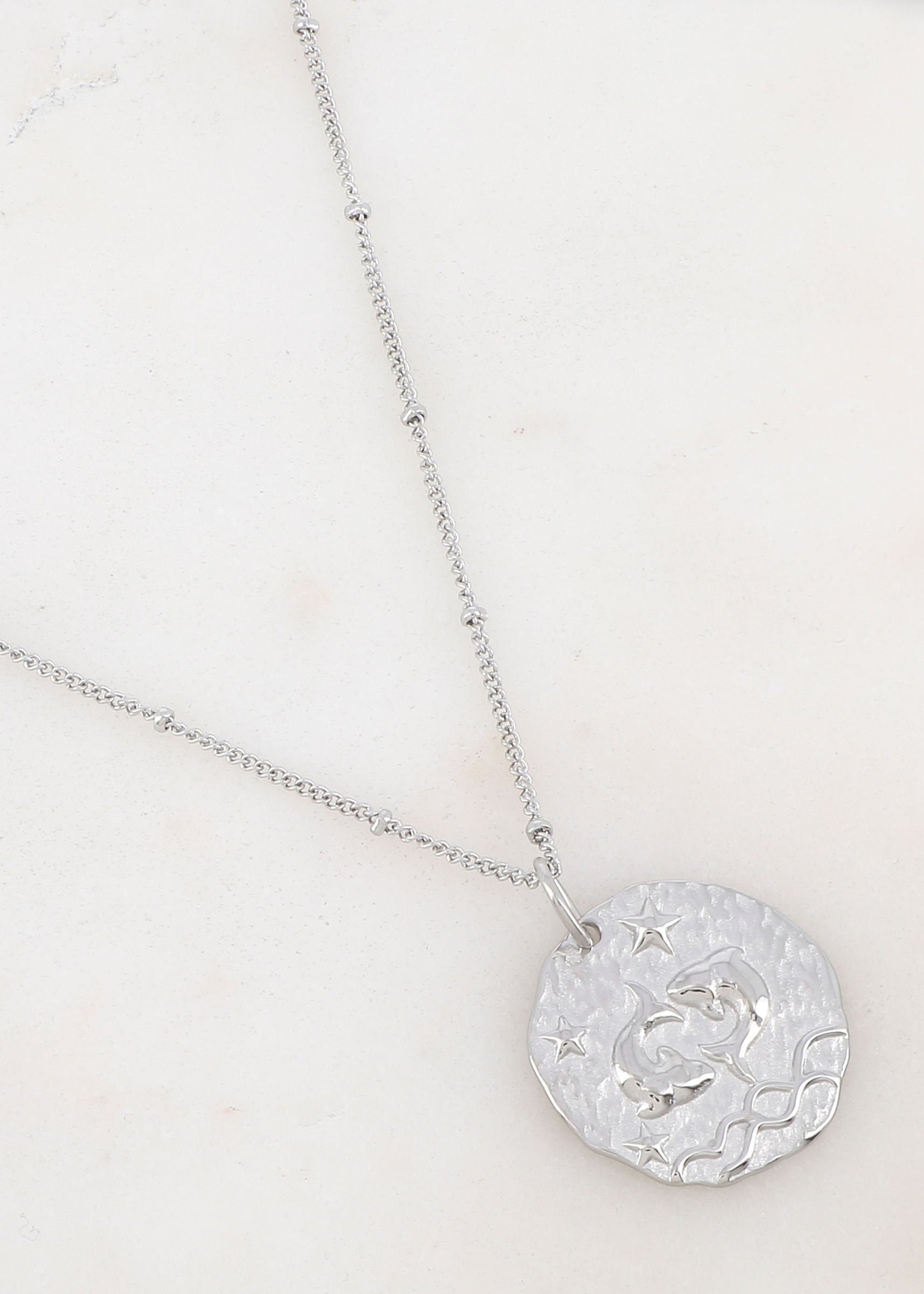 Wholesaler Ikita Paris - Rhodium Fish necklace