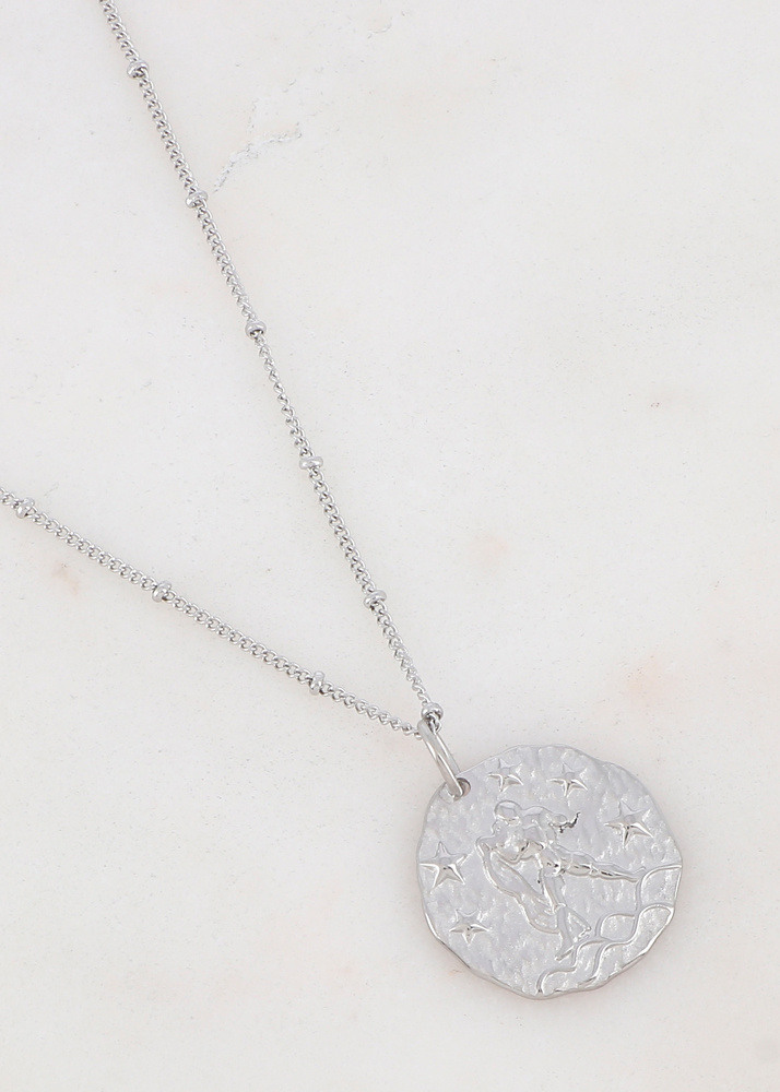 Wholesaler Ikita Paris - Rhodium Aquarius necklace