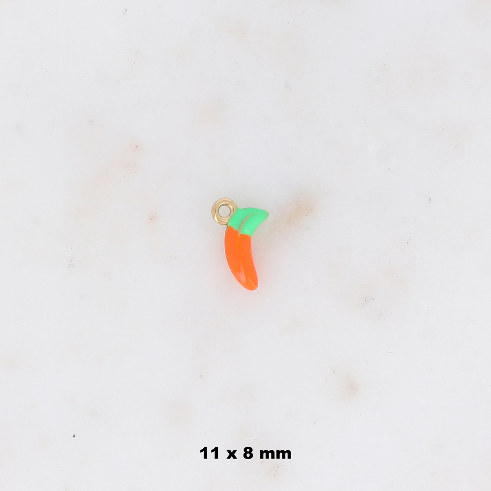 Mayorista Ikita Paris - LOTE DE 3 Colgantes con Forma de Plátano Esmaltados
