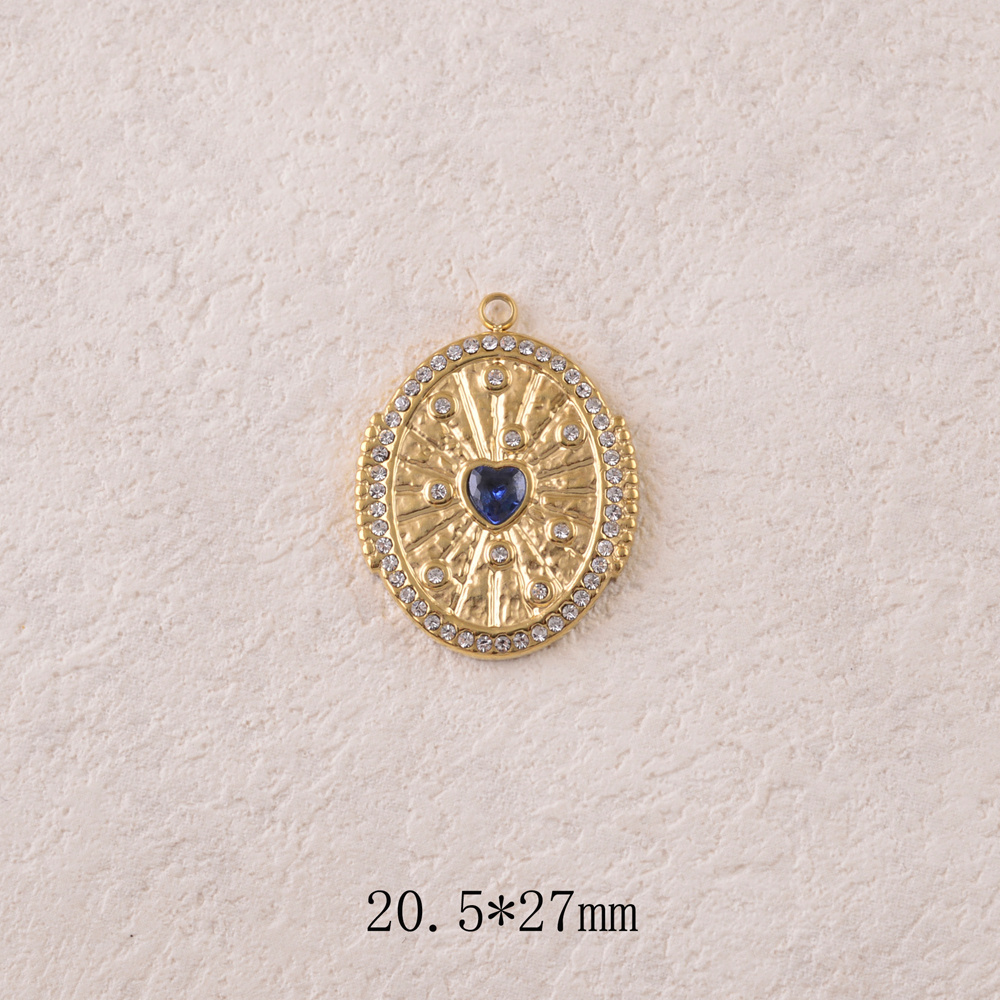 Wholesaler Ikita Paris - Set of 3 oval pendants with zirconia