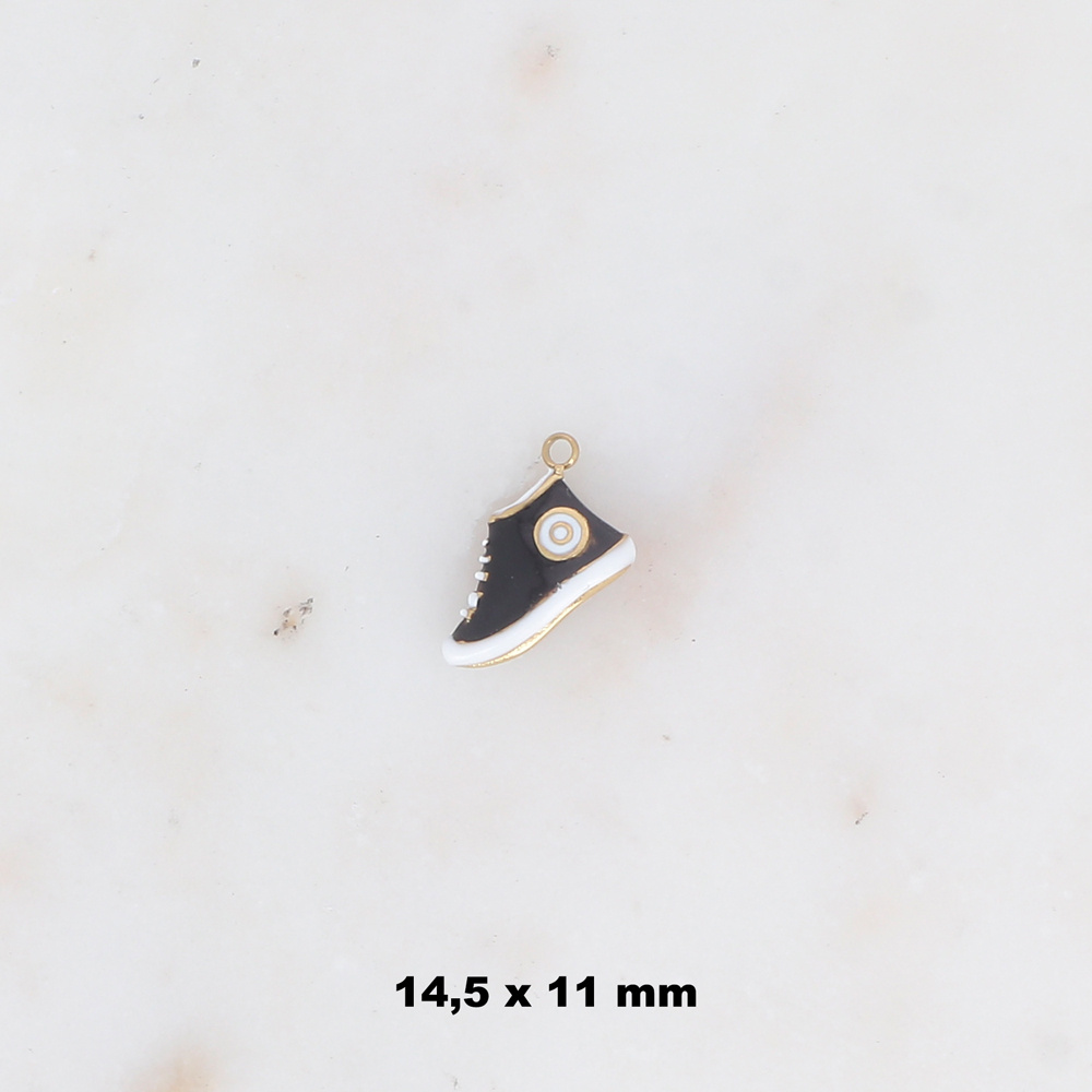 Mayorista Ikita Paris - Juego de 3 Colgantes en Forma de Zapatilla de Esmalte