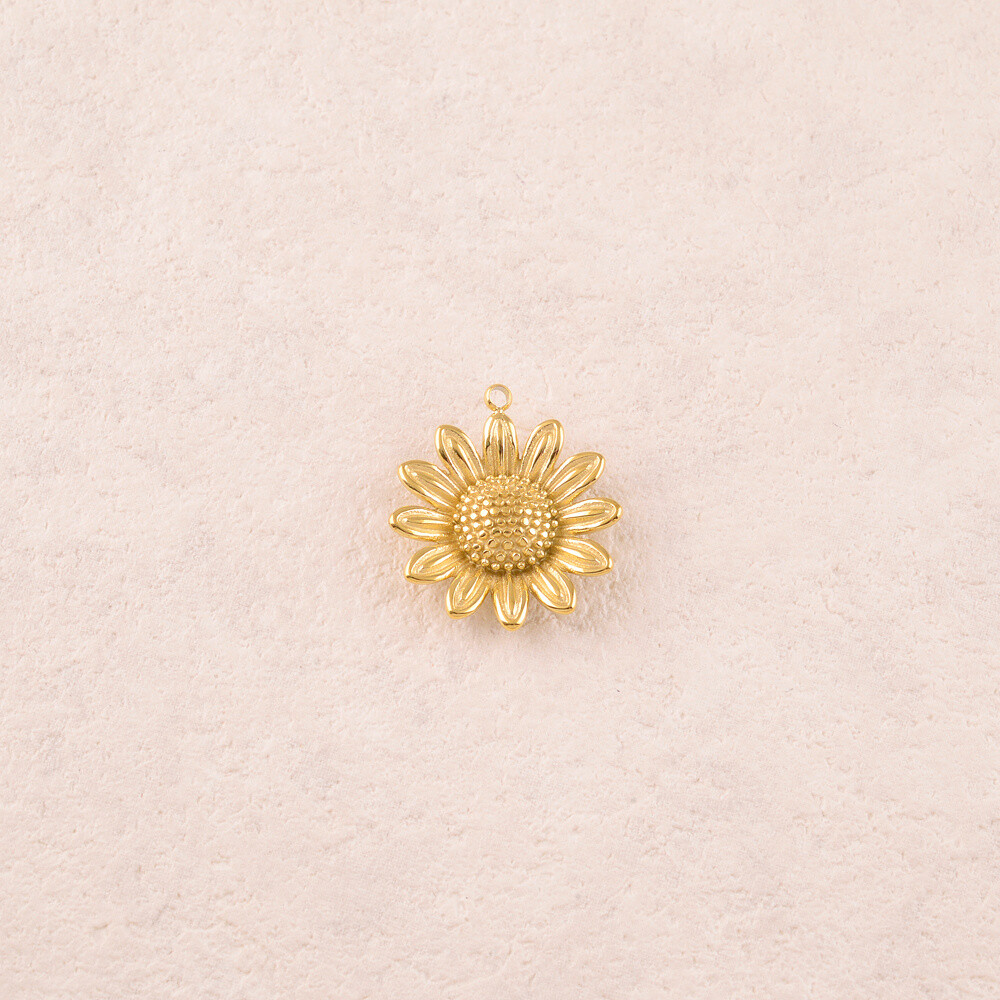 Großhändler Ikita Paris - SET VON 3 Sonnenblumenförmigen Anhängern