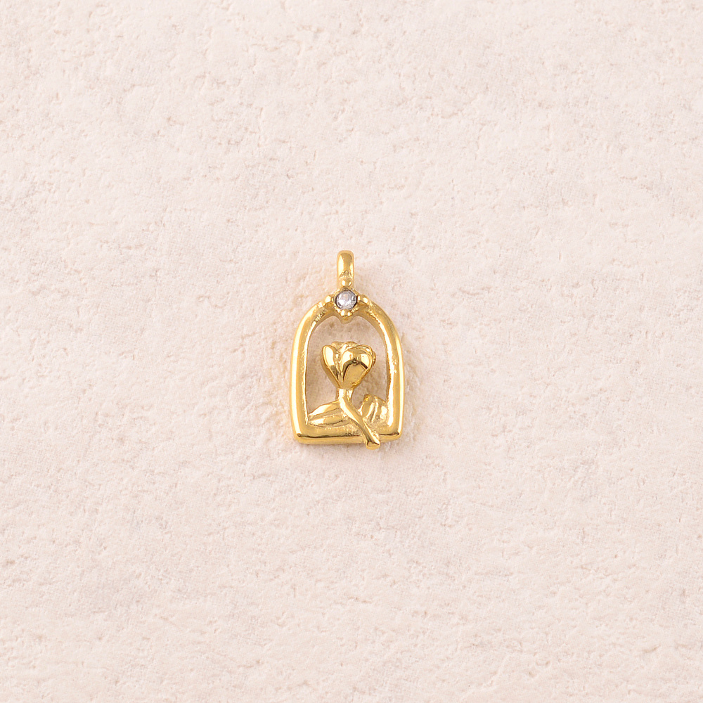 Wholesaler Ikita Paris - SET OF 3 Flower-shaped pendants